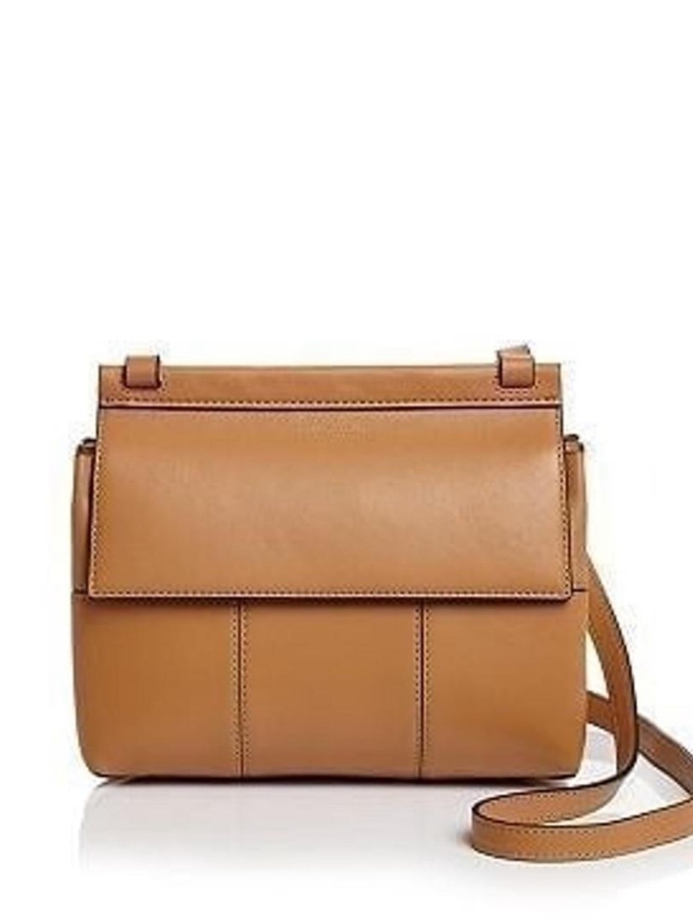 Tory Burch Tan Leather Flap Crossbody Bag